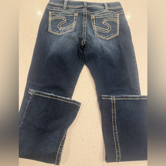 Silver Jeans Co Suki Bootcut Jeans Womens 32x34 Dark Wash Mid Rise Stretch - Picture 4 of 6